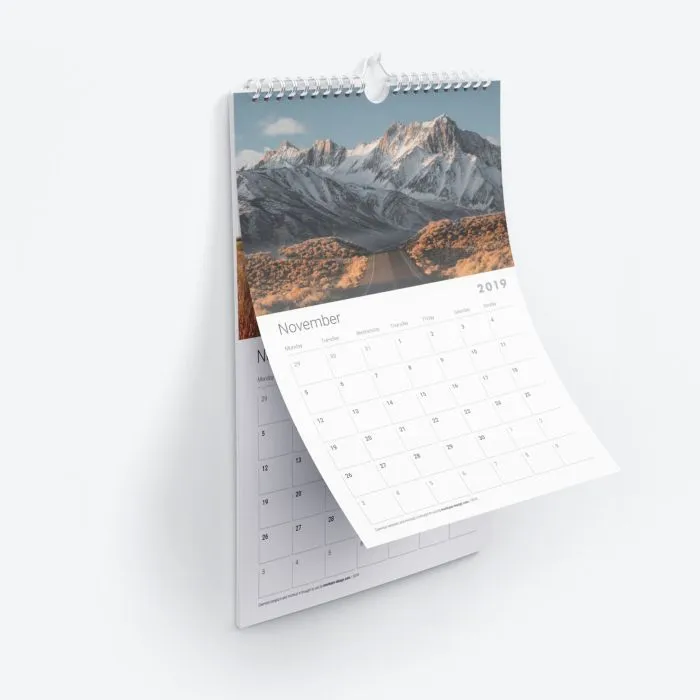 kalendarze spiralowane druk online